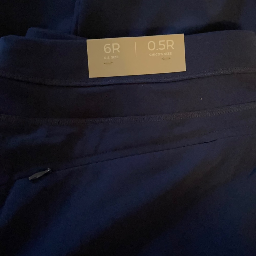 NWT Chico’s Zenergy Navy pants size 0.5R
